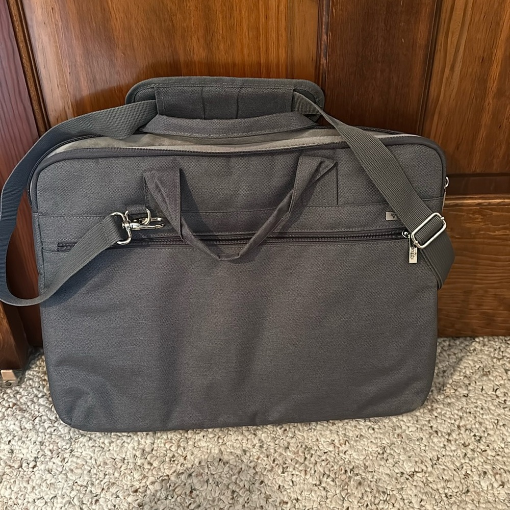 Grey laptop Bag.